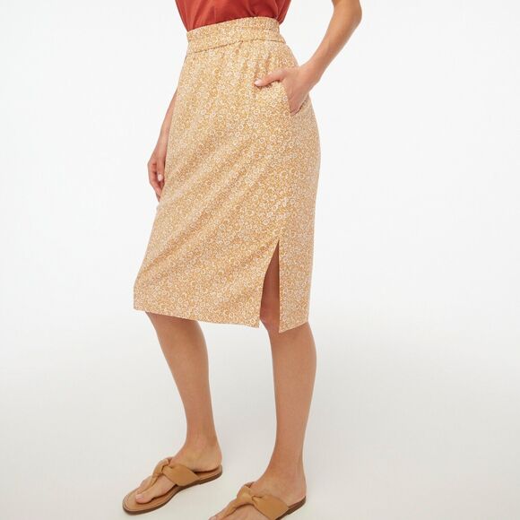 New J.Crew sz PL Petite pull-on skirt ba845 S5 - Picture 2 of 2